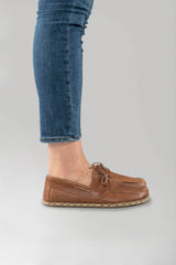 Men's Lion Brown Dock Shoes - Atlantis Handmade Shoes -