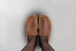Men's Lion Brown Moccasins - Atlantis Handmade Shoes - 