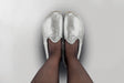 Men's Silver Barefoots - Atlantis Handmade Shoes - 