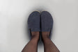 Men's Navy Nubuck Minimalists - Atlantis Handmade Shoes - 
