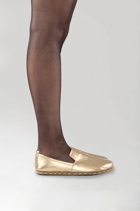 Men's Gold Minimalists - Atlantis Handmade Shoes - 