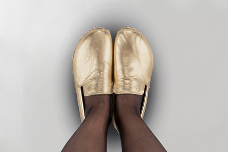 Men's Gold Minimalists - Atlantis Handmade Shoes - 