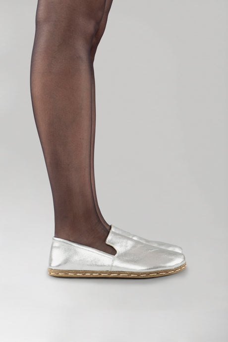 Men's Silver Minimalists - Atlantis Handmade Shoes - 
