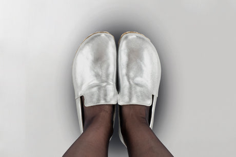 Men's Silver Minimalists - Atlantis Handmade Shoes - 