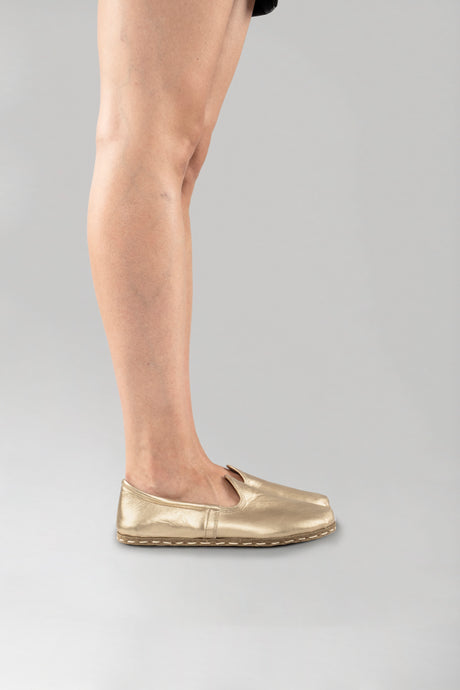 Men's Gold Barefoots - Atlantis Handmade Shoes - 