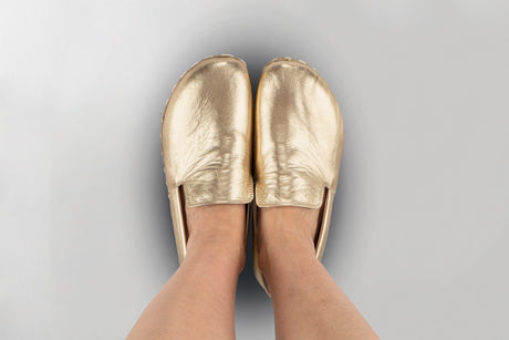 Men's Gold Minimalists - Atlantis Handmade Shoes - 