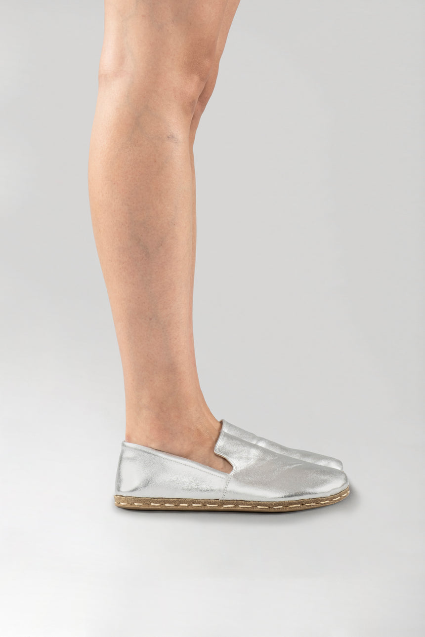 Men's Silver Minimalists - Atlantis Handmade Shoes - 