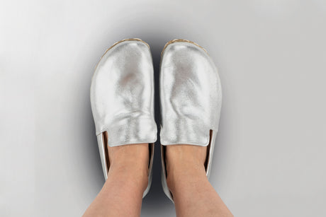 Men's Silver Minimalists - Atlantis Handmade Shoes - 