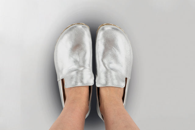 Men's Silver Minimalists - Atlantis Handmade Shoes -