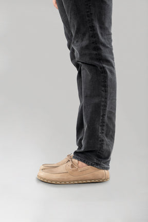 Men's Tan Dock Shoes - Atlantis Handmade Shoes -