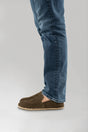 Men's Khaki Green Suede Minimalists - Atlantis Handmade Shoes - 