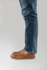 Men's Antique Brown Moccasins