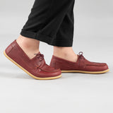 Rote Boat Shoes für Herren