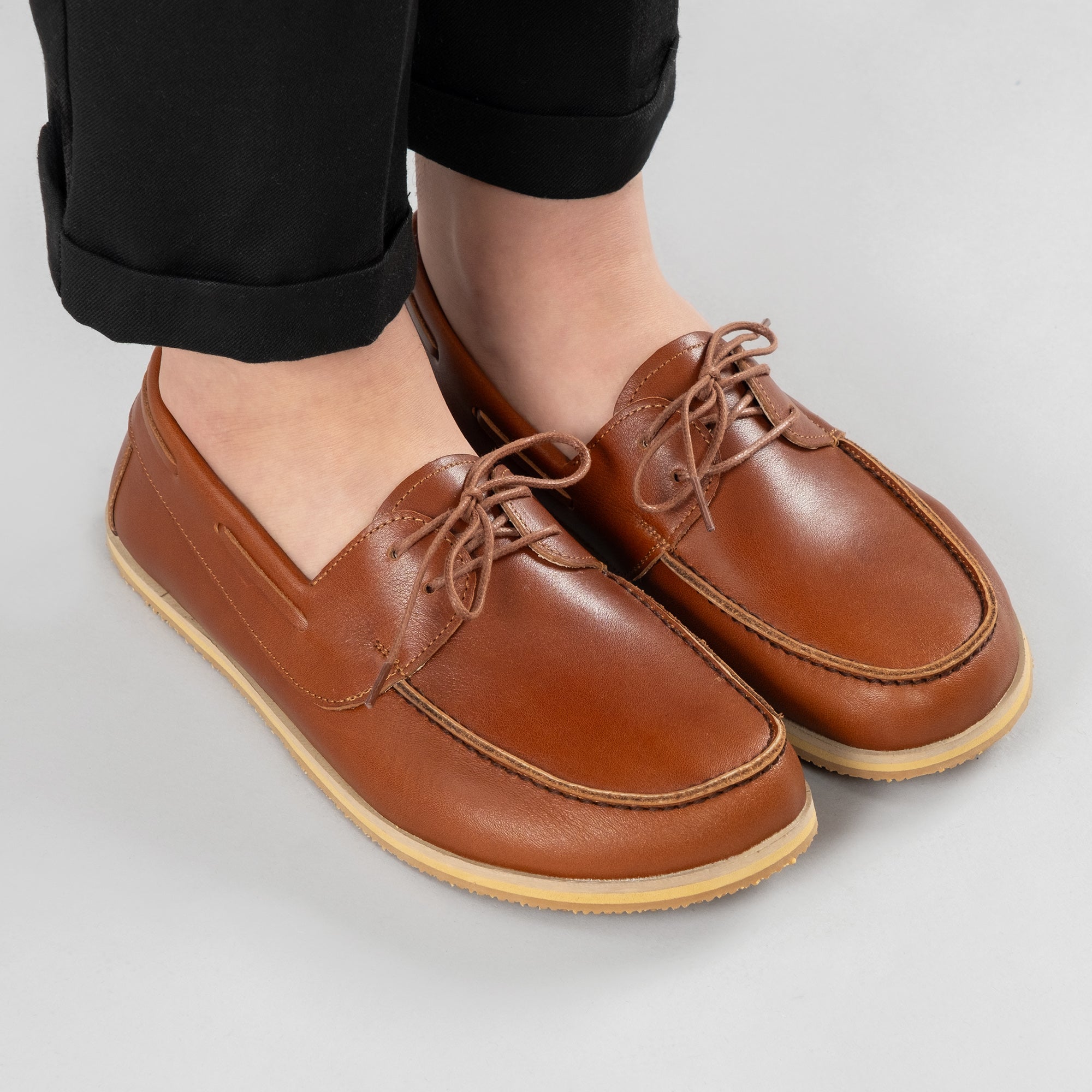 Men's Peru Boat Shoes - Turkish Handmade Barefoot Shoes – Atlantis