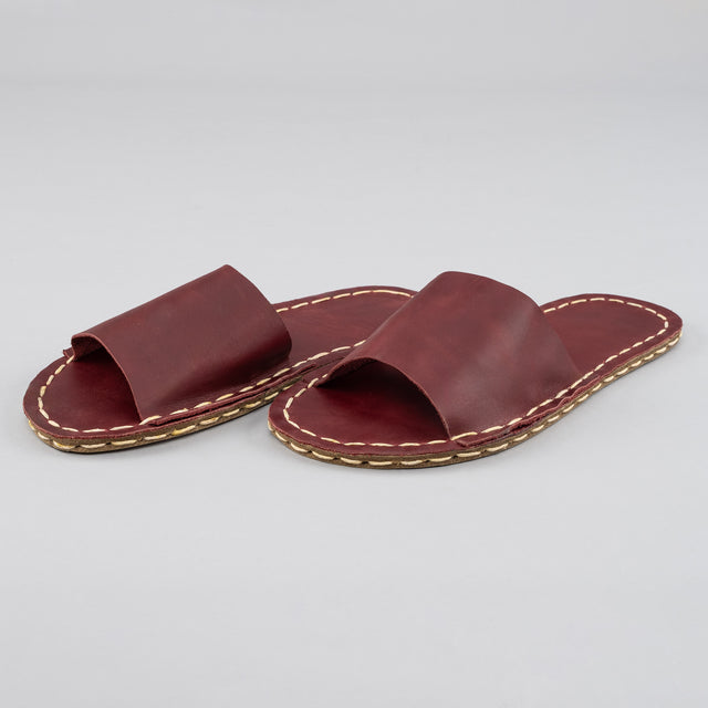 Kırmızı Barefoot Tek Bant Sandalet
