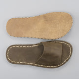 Women's Green Barefoot Slide Sandals