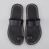Women's Black Barefoot Thong Sandals