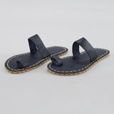 Women's Blue Barefoot Thong Sandals