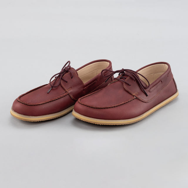 Rote Boat Shoes für Herren