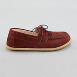 Burgunderrote Boat Shoes für Herren