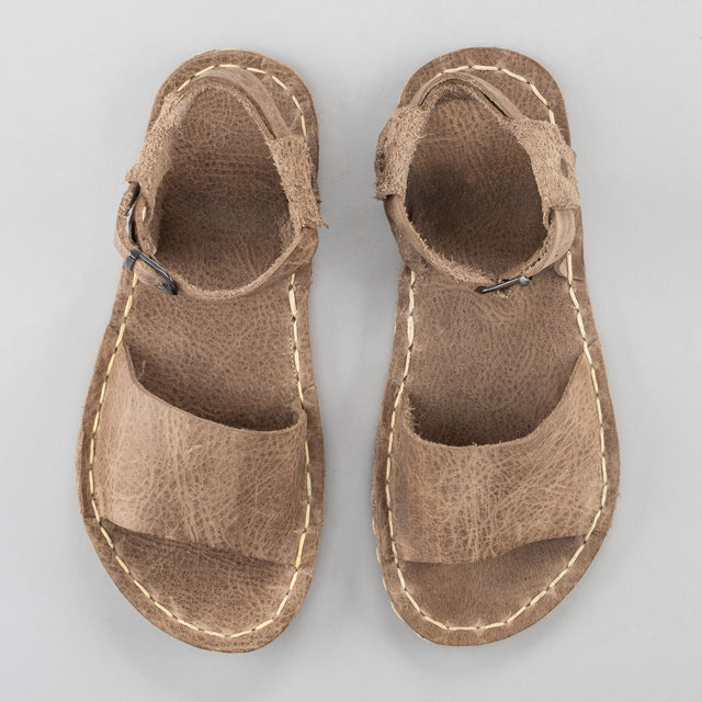 Women's Tan Opened Toe Barefoot Sandals