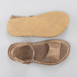 Women's Tan Opened Toe Barefoot Sandals