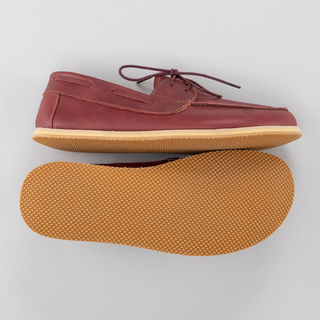 Rote Boat Shoes für Herren