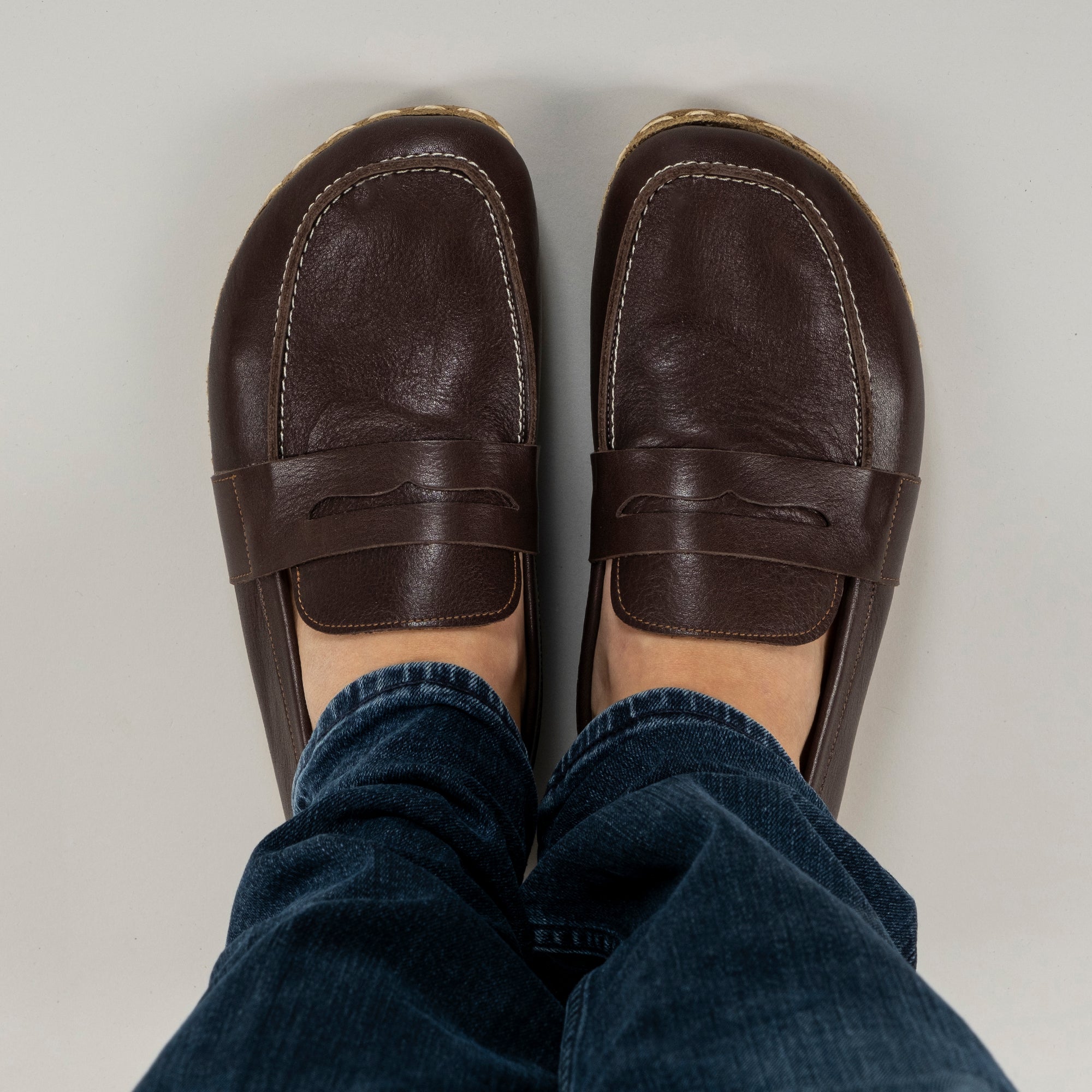 Women's Cafe Noir Penny Loafers - Barefoot Shoes for Women