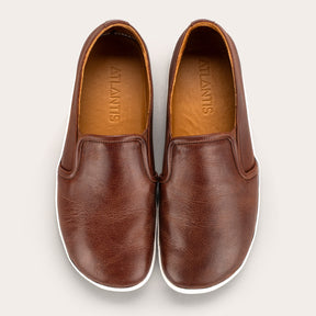Men's Chocolate Loafers - Atlantis Handmade Shoes - 