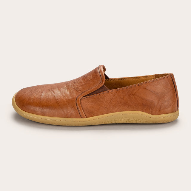 Men's Chestnut Loafers - Atlantis Handmade Shoes - 