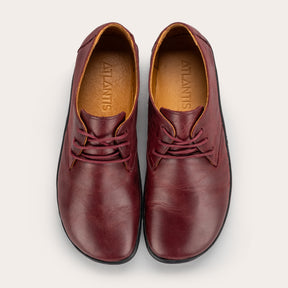 Women's Crimson Oxfords - Atlantis Handmade Shoes - 