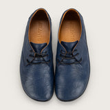 Women's Brushed Navy Oxfords - Atlantis Handmade Shoes - 
