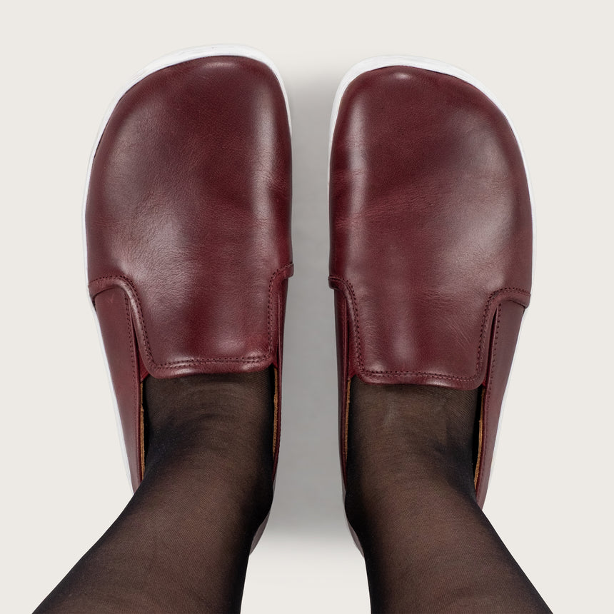 Sandfarbene Pennyloafer für Damen
