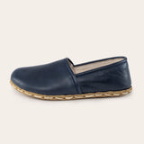 Kid's Blue Barefoot Loafers - Atlantis Handmade Shoes -