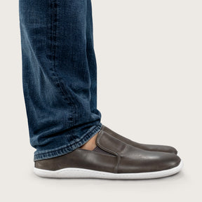 Men's Charcoal Loafers - Atlantis Handmade Shoes - 