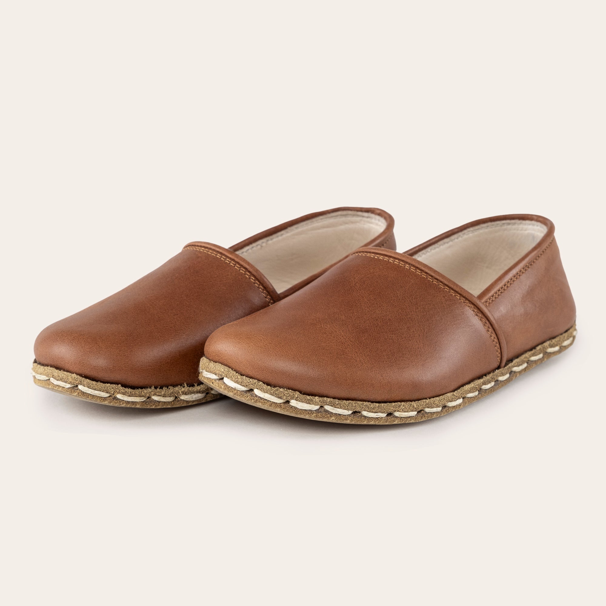Kid's Lion Brown Barefoot Shoes - Atlantis Handmade Shoes