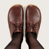 Women's Chocolate Oxfords - Atlantis Handmade Shoes - 
