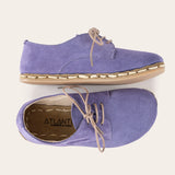 Kid's Lavender Barefoot Oxfords - Atlantis Handmade Shoes -