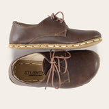 Kid's Coffee Barefoot Oxfords - Atlantis Handmade Shoes -