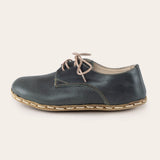 Kid's Green Barefoot Oxfords - Atlantis Handmade Shoes -