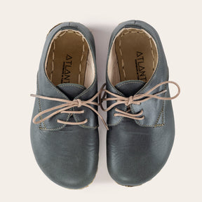 Kid's Green Barefoot Oxfords - Atlantis Handmade Shoes -