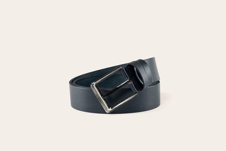 Navy Belt - Atlantis Handmade Shoes - 