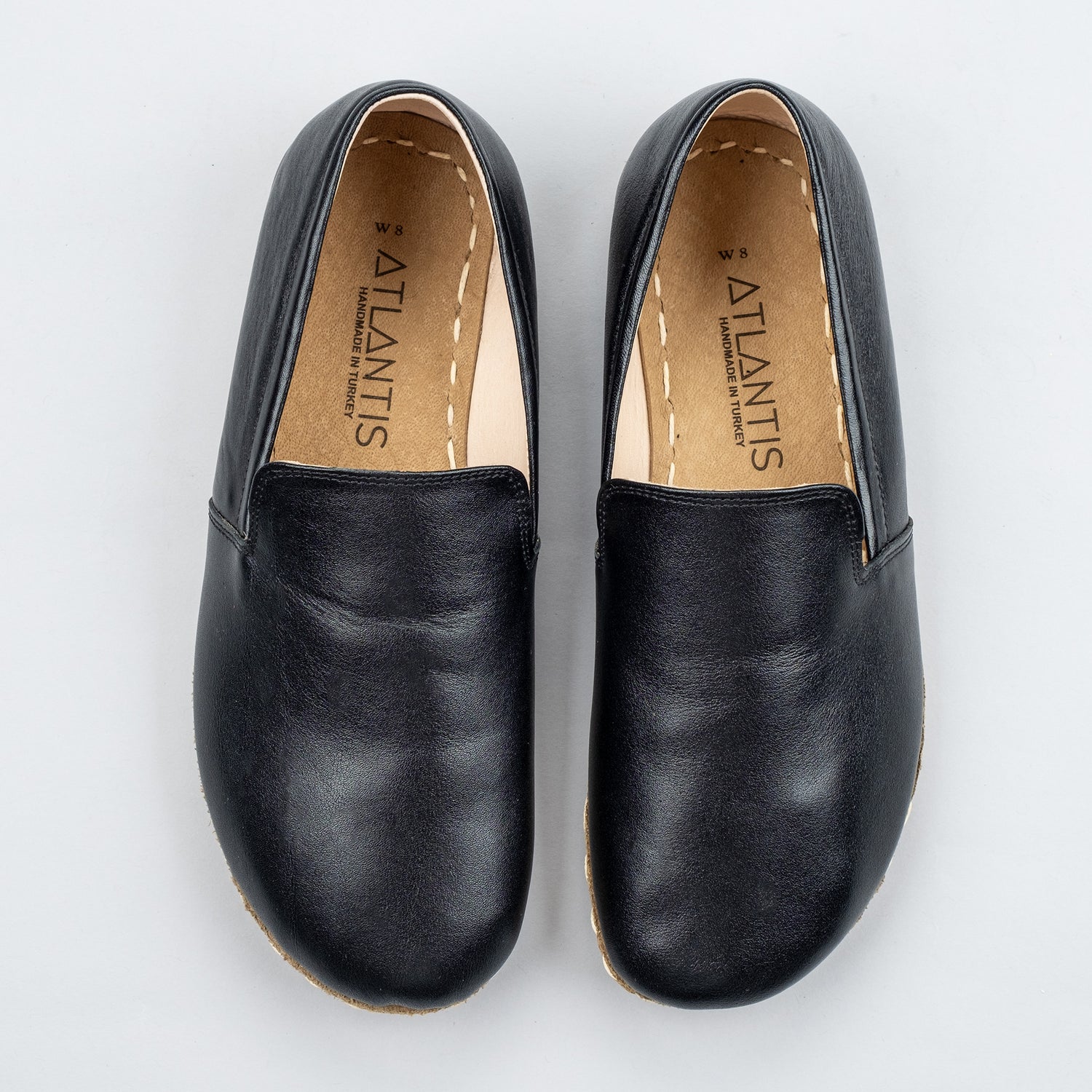 Men's Black Minimalist Shoes - Turkish Wide Toe Box Shoes for Men Atlantis Handmade Shoes Men's Black Minimalist Shoes - Turkish Wide Toe Box Shoes for Men Atlantis Handmade Shoes