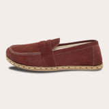 Kadın Bordo Penny Loafer
