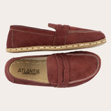 Erkek Bordo Penny Loafer
