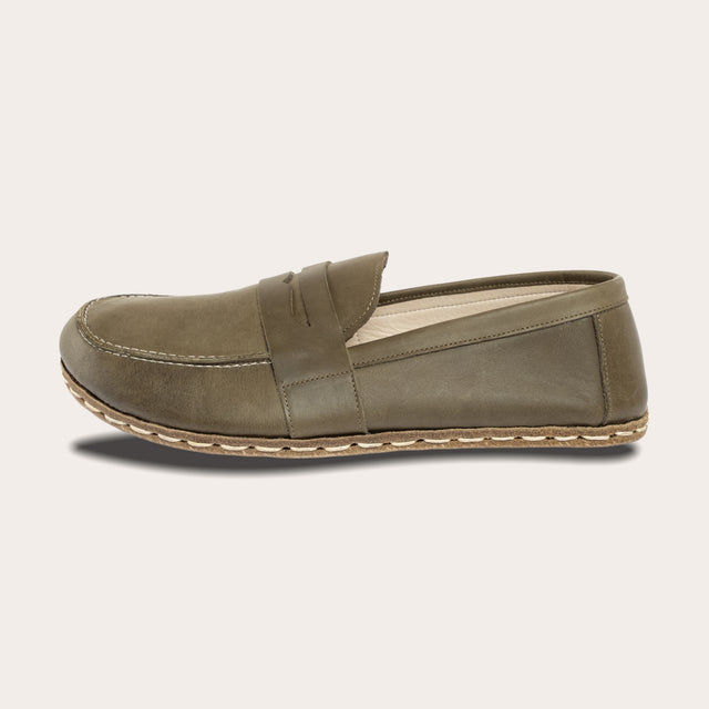 Erkek Yeşil Penny Loafer
