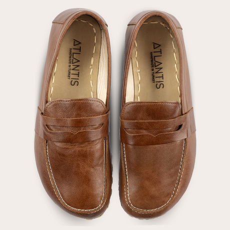 Women's Brown Penny Loafers