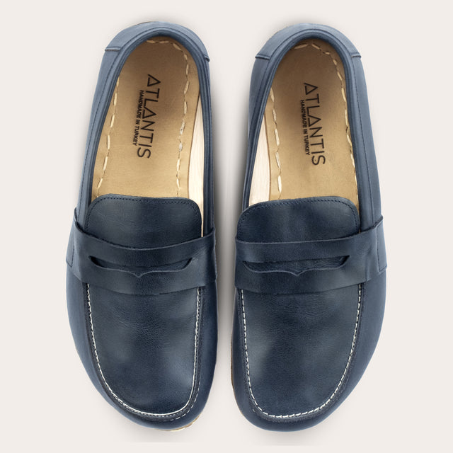 Erkek Mavi Penny Loafer