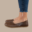 Coffee Brown Barefoot Ballet Flats - Atlantis Handmade Shoes - ATL24618HM