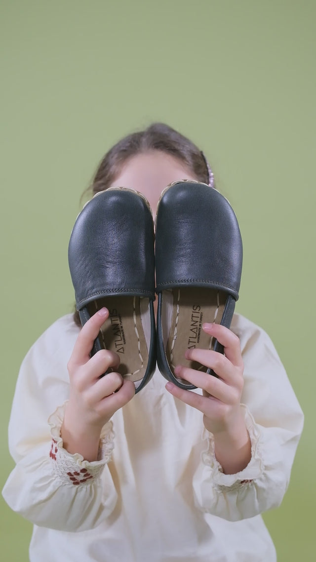 Çocuk Yeşil Barefoot Loafer